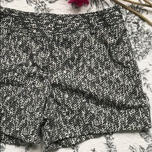 Express herringbone cuffed shorts